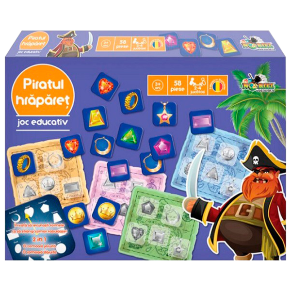 Настольная игра Noriel Piratul Hrapăreț 3+/ Развитие photo 1 Настольная игра Noriel Piratul Hrapăreț 3+/ Развитие photo 1