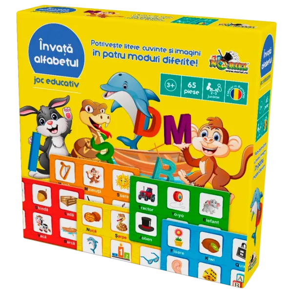 Настольная игра Noriel Învata Alfabetul 3+/ Развитие photo 1