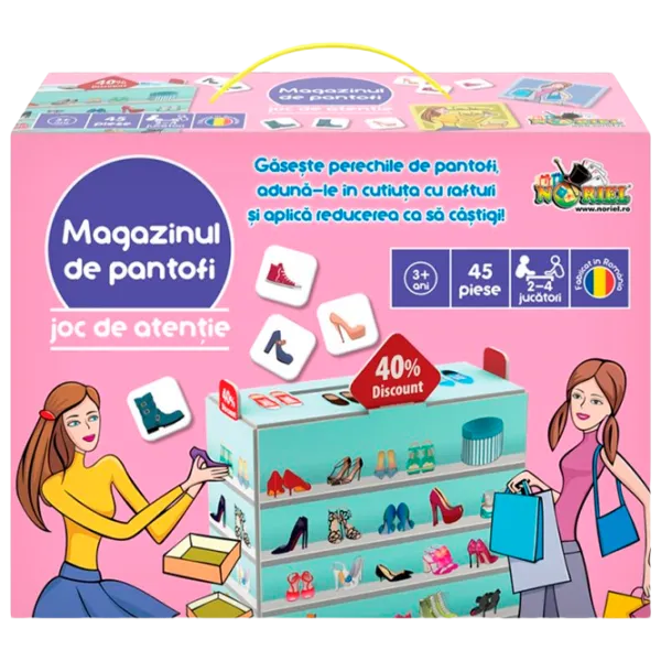 Joc de masă Noriel Magazinul de pantofi 3+/ Dezvoltare photo 1 Joc de masă Noriel Magazinul de pantofi 3+/ Dezvoltare photo 1