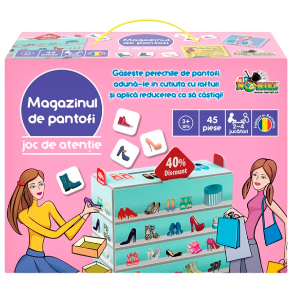 Joc de masă Noriel Magazinul de pantofi 3+/ Dezvoltare photo 1 Joc de masă Noriel Magazinul de pantofi 3+/ Dezvoltare photo 1