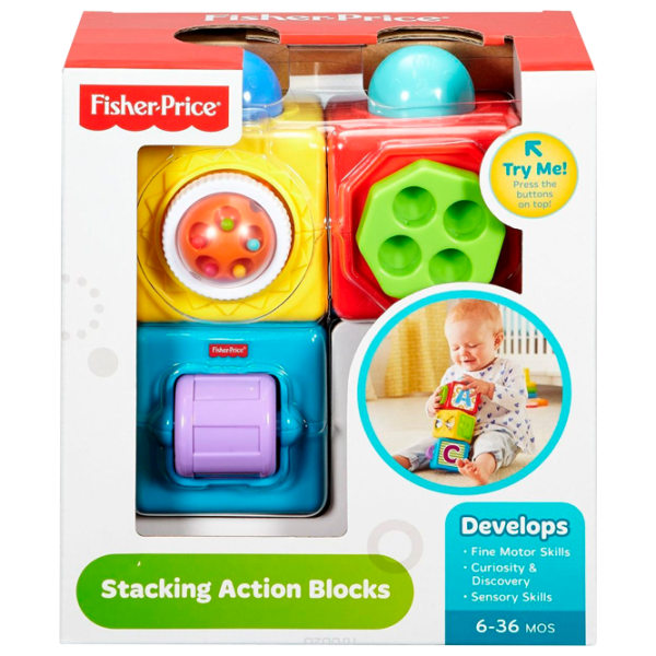 Jucărie interactivă Mattel Cuburi Inteligente 0.6+/ Multicolor photo 1