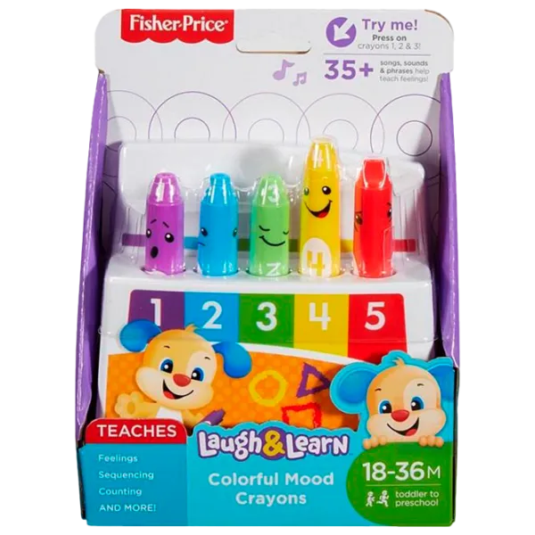 Карандаши для рисования Mattel Обучающие карандаши Learn&Laugh 1+/ Разноцветный photo 1