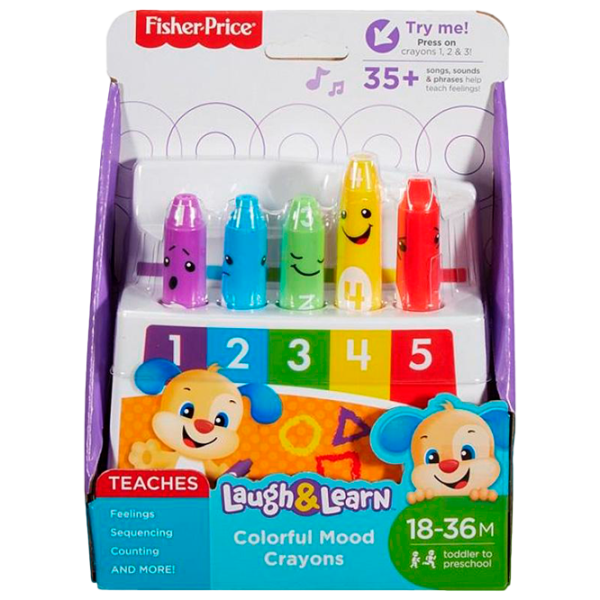 Карандаши для рисования Mattel Обучающие карандаши Learn&Laugh 1+/ Разноцветный photo 1