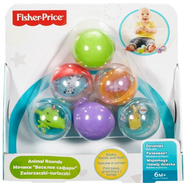 Интерактивная игрушка Mattel Silly Safari Animal Rounds 0.6+/ Разноцветный photo 1