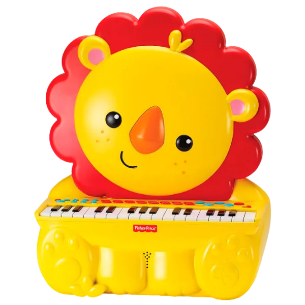 Музыкальная игрушка Mattel Пианино 32 клавиши "Лев" 1+/ Желтый photo 1 Музыкальная игрушка Mattel Пианино 32 клавиши "Лев" 1+/ Желтый photo 1