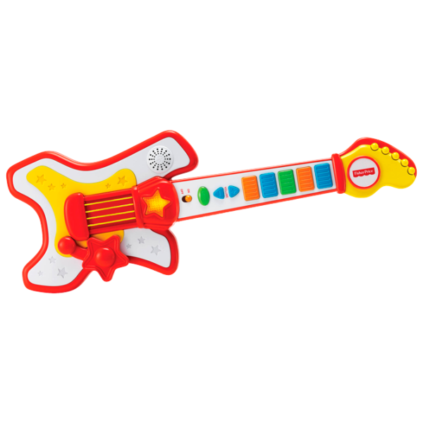 Музыкальная игрушка Mattel Гитара RockStar 2+/ Разноцветный photo 1 Музыкальная игрушка Mattel Гитара RockStar 2+/ Разноцветный photo 1