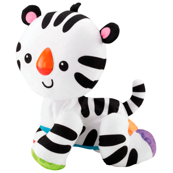 Мягкая игрушка Mattel Музыкальная Игрушка Тигр 0.6+/ Белый/ Чёрный photo 1