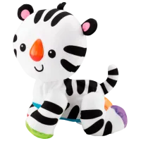 Мягкая игрушка Mattel Музыкальная Игрушка Тигр 0.6+/ Белый/ Чёрный