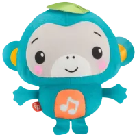 Jucărie moale Mattel Maimuțica Muzicală 0.6+/ Blue