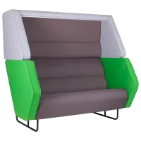 Диван DecoPrim Shell (00001475) Ткань/ Серый