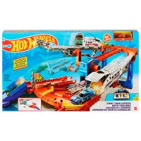 Авто-треки Hot Wheels Stunt Train Express GRW38 Разноцветный