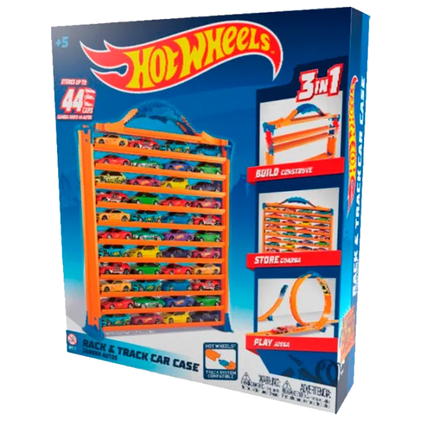 Авто-треки Hot Wheels Rack and Track Car Case HWCC9 Разноцветный photo 1 Авто-треки Hot Wheels Rack and Track Car Case HWCC9 Разноцветный photo 1