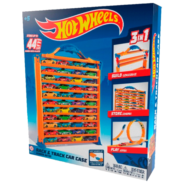 Авто-треки Hot Wheels Rack and Track Car Case HWCC9 Разноцветный photo 1 Авто-треки Hot Wheels Rack and Track Car Case HWCC9 Разноцветный photo 1
