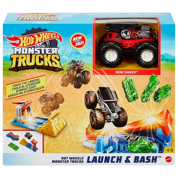 Авто-треки Hot Wheels Launch and Bash GVK08 Разноцветный photo 1 Авто-треки Hot Wheels Launch and Bash GVK08 Разноцветный photo 1