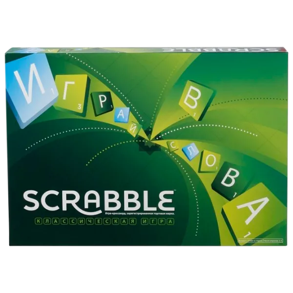 Настольная игра Mattel Scrabble RU 10+/ Развитие photo 1