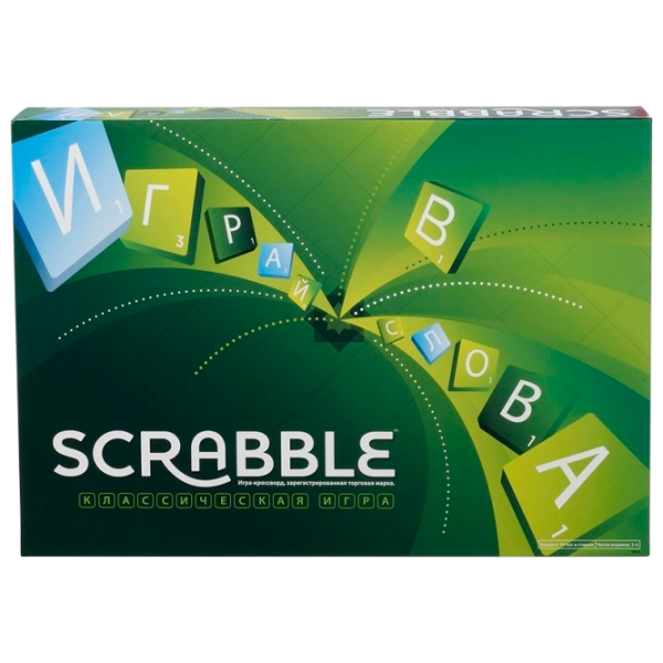 Настольная игра Mattel Scrabble RU 10+/ Развитие photo 1
