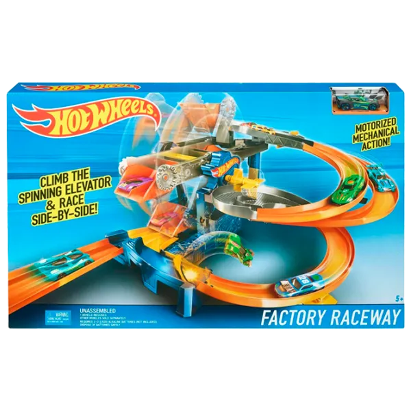 Авто-треки Hot Wheels Factory Raceway FDF28 Разноцветный photo 1 Авто-треки Hot Wheels Factory Raceway FDF28 Разноцветный photo 1
