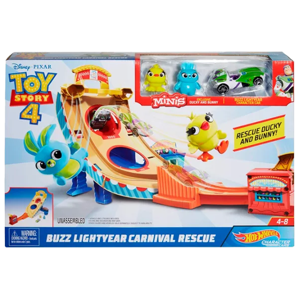 Pistă auto Hot Wheels Buzz Lightyear Carnival Rescue GCP24 Multicolor photo 1 Pistă auto Hot Wheels Buzz Lightyear Carnival Rescue GCP24 Multicolor photo 1