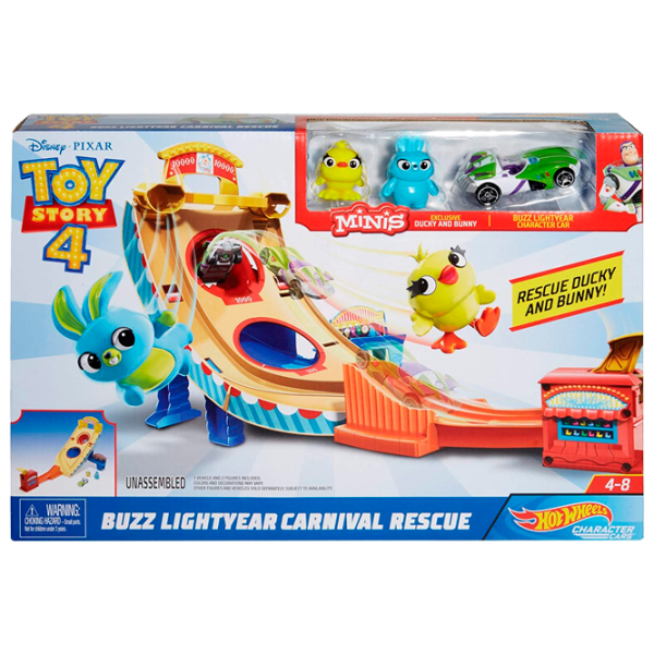Pistă auto Hot Wheels Buzz Lightyear Carnival Rescue GCP24 Multicolor photo 1 Pistă auto Hot Wheels Buzz Lightyear Carnival Rescue GCP24 Multicolor photo 1