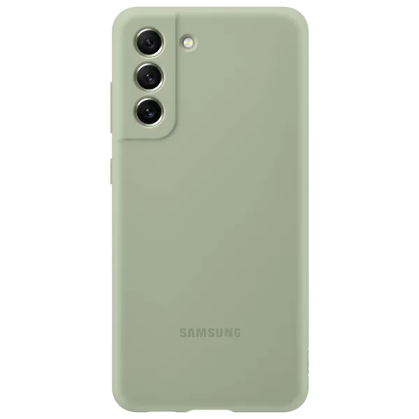 Чехол для смартфона Samsung Galaxy S21 FE Samsung/ Back/ Силикон/ Оливковый Зелёный photo 1