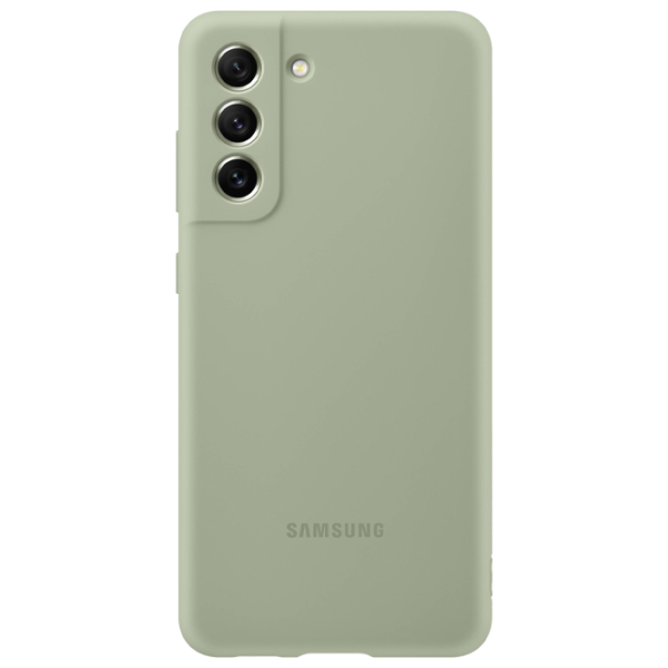 Чехол для смартфона Samsung Galaxy S21 FE Samsung/ Back/ Силикон/ Оливковый Зелёный photo 1