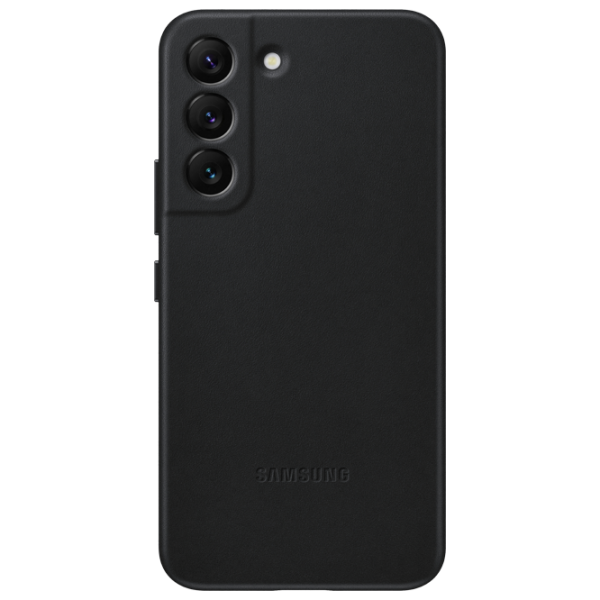 Чехол для смартфона Samsung Galaxy S22 Samsung/ Back/ Leather/ Черный photo 1