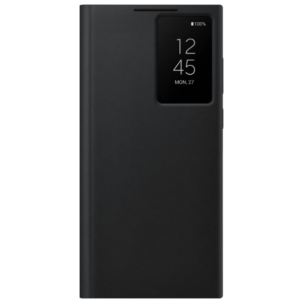 Husă pentru smartphone Samsung Galaxy S22 Ultra Samsung/ Smart Clear View/ TPU/ Black photo 1