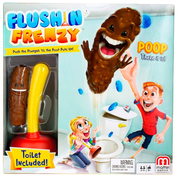 Настольная игра Mattel Flushing-Frenzy 5+/ Развитие photo 1 Настольная игра Mattel Flushing-Frenzy 5+/ Развитие photo 1