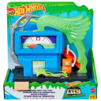 Авто-треки Hot Wheels Downtown Toxic Fuel Stop GVN71 Разноцветный