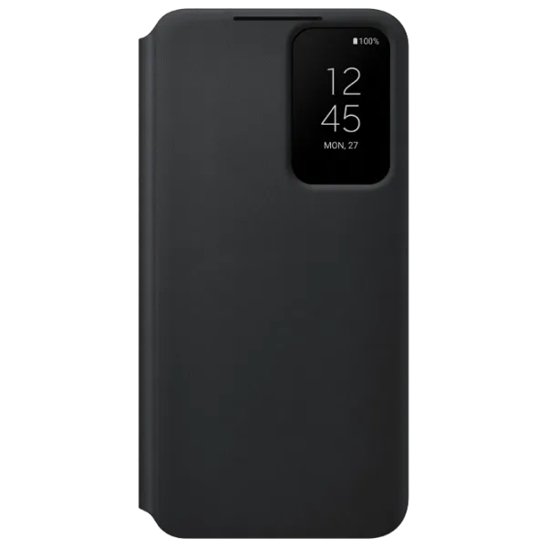 Husă pentru smartphone Samsung Galaxy S22 Samsung/ Smat Clear View/ PU/ Black photo 1