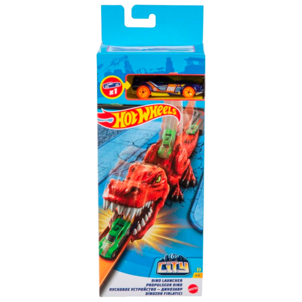Pistă auto Hot Wheels Dino Launcher GVF41 Multicolor photo 1