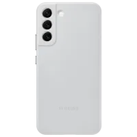 Husă pentru smartphone Samsung Galaxy S22+ Samsung/ Back/ Leather/ Light Gray