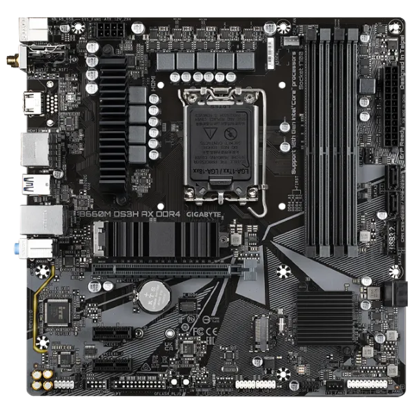 Placă de bază Gigabyte B660M DS3H AX mATX/ Intel B660 photo 1
