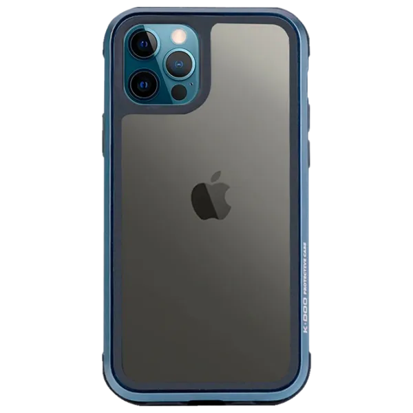 Чехол для смартфона Apple iPhone 13 Pro Max K-Doo/ Back/ PC, TPU, металл/ Прозрачный Синий photo 1
