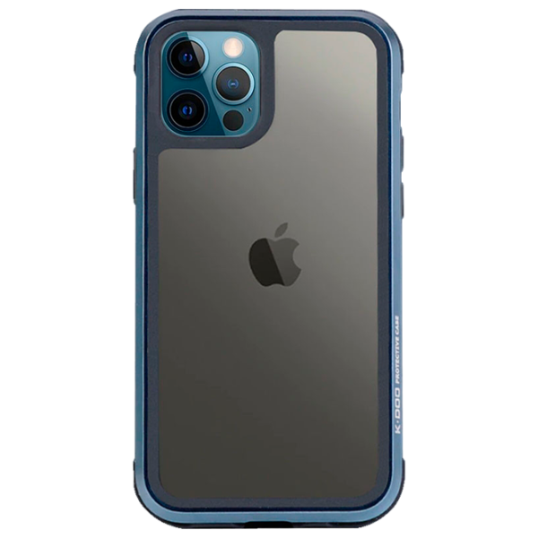 Чехол для смартфона Apple iPhone 13 Pro Max K-Doo/ Back/ PC, TPU, металл/ Прозрачный Синий photo 1