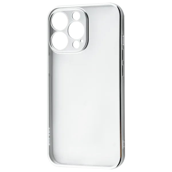 Чехол для смартфона Apple iPhone 13 Pro Max SULADA/ Back/ TPU/ Прозрачный Серебристый photo 1 Чехол для смартфона Apple iPhone 13 Pro Max SULADA/ Back/ TPU/ Прозрачный Серебристый photo 1