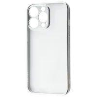 Чехол для смартфона Apple iPhone 13 Pro Max SULADA/ Back/ TPU/ Прозрачный Серебристый