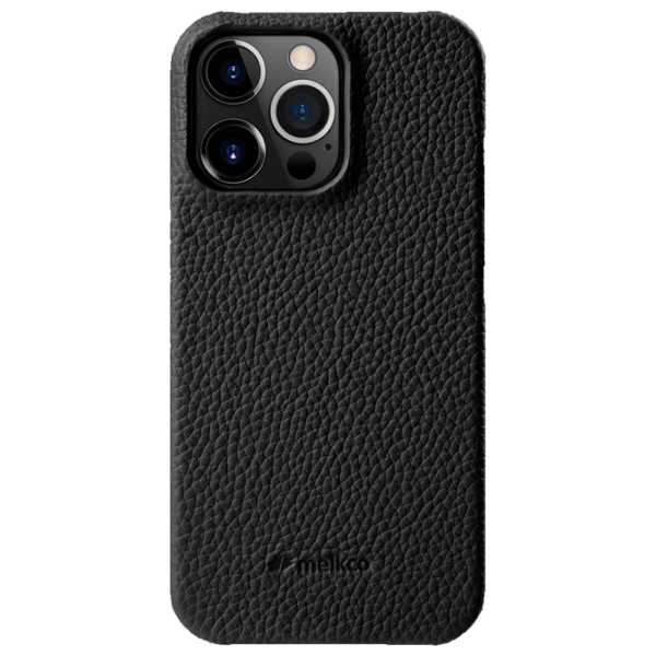 Чехол для смартфона Apple iPhone 13 Pro Melkco/ Back/ PC, Кожа/ Черный photo 1
