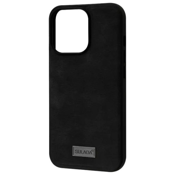 Чехол для смартфона Apple iPhone 13 SULADA/ Back/ Поликарбонат/ Leather Черный photo 1 Чехол для смартфона Apple iPhone 13 SULADA/ Back/ Поликарбонат/ Leather Черный photo 1