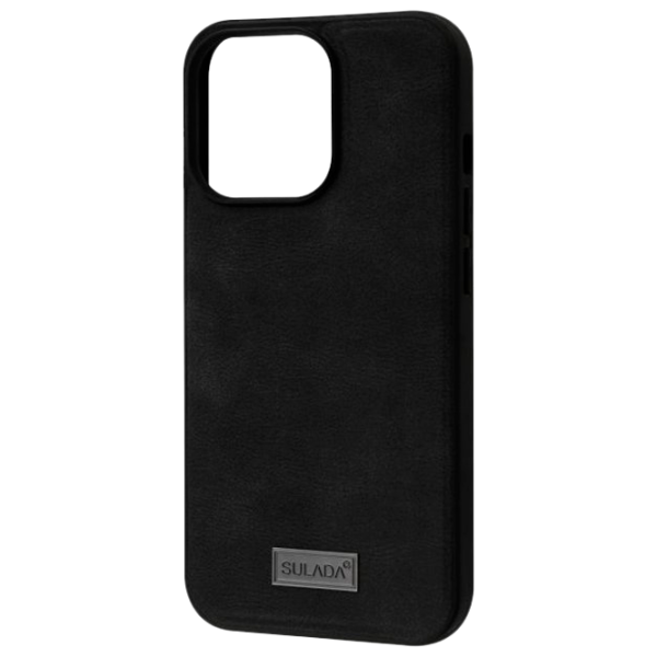 Чехол для смартфона Apple iPhone 13 SULADA/ Back/ Поликарбонат/ Leather Черный photo 1 Чехол для смартфона Apple iPhone 13 SULADA/ Back/ Поликарбонат/ Leather Черный photo 1