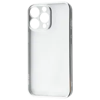Чехол для смартфона Apple iPhone 13 Pro SULADA/ Back/ TPU/ Прозрачный Серебристый