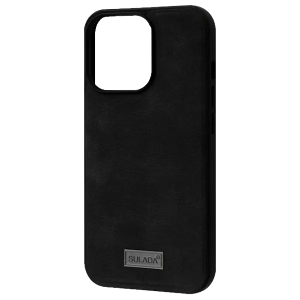 Чехол для смартфона Apple iPhone 13 Pro Max SULADA/ Back/ Поликарбонат/ Leather Черный photo 1