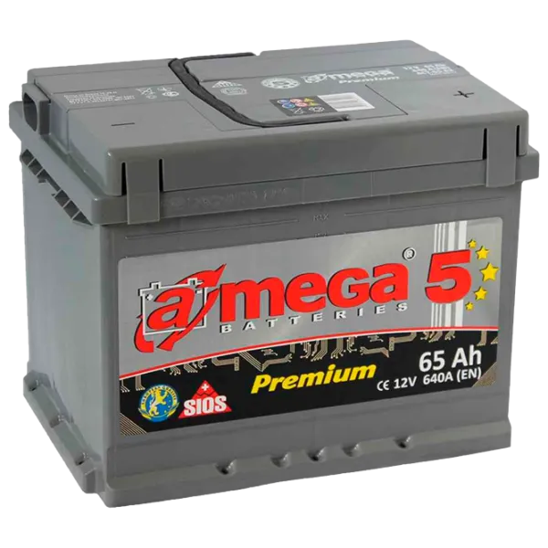 Авто аккумулятор A-Mega Premium 65Ah A3 640 AA photo 1 Авто аккумулятор A-Mega Premium 65Ah A3 640 AA photo 1