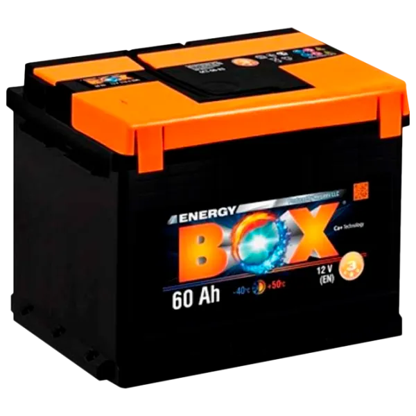 Авто аккумулятор Energy Box 6СТ-60-А3 540 AA photo 1 Авто аккумулятор Energy Box 6СТ-60-А3 540 AA photo 1