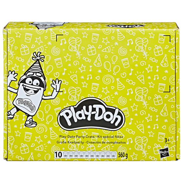 Креативный набор Hasbro Play-Doh Play date party crate E2542 3+/ Разноцветный photo 1 Креативный набор Hasbro Play-Doh Play date party crate E2542 3+/ Разноцветный photo 1