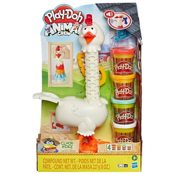 Креативный набор Hasbro Play-Doh Cluck a-Dee Feather Fun Chicken E6647 3+/ Разноцветный photo 1 Креативный набор Hasbro Play-Doh Cluck a-Dee Feather Fun Chicken E6647 3+/ Разноцветный photo 1