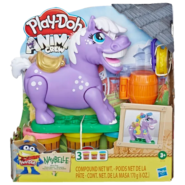 Креативный набор Hasbro Play-Doh NAYBELLE SHOW PONY E6726 3+/ Разноцветный photo 1 Креативный набор Hasbro Play-Doh NAYBELLE SHOW PONY E6726 3+/ Разноцветный photo 1