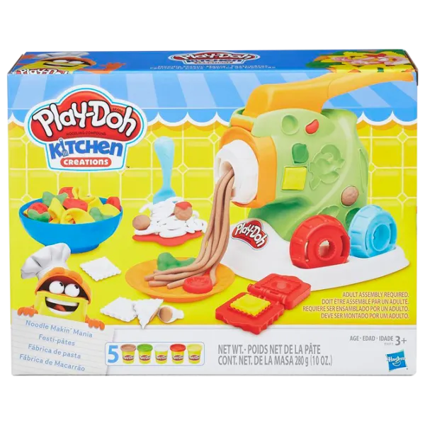 Креативный набор Hasbro Play-Doh NOODLE MAKIN MANIA B9013 3+/ Разноцветный photo 1 Креативный набор Hasbro Play-Doh NOODLE MAKIN MANIA B9013 3+/ Разноцветный photo 1