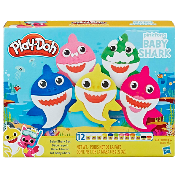 Креативный набор Hasbro Play-Doh BABY SHARK SET E8141 3+/ Разноцветный photo 1