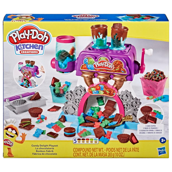 Креативный набор Hasbro Play-Doh CANDY DELIGHT PLAYSET E9844 3+/ Разноцветный photo 1 Креативный набор Hasbro Play-Doh CANDY DELIGHT PLAYSET E9844 3+/ Разноцветный photo 1